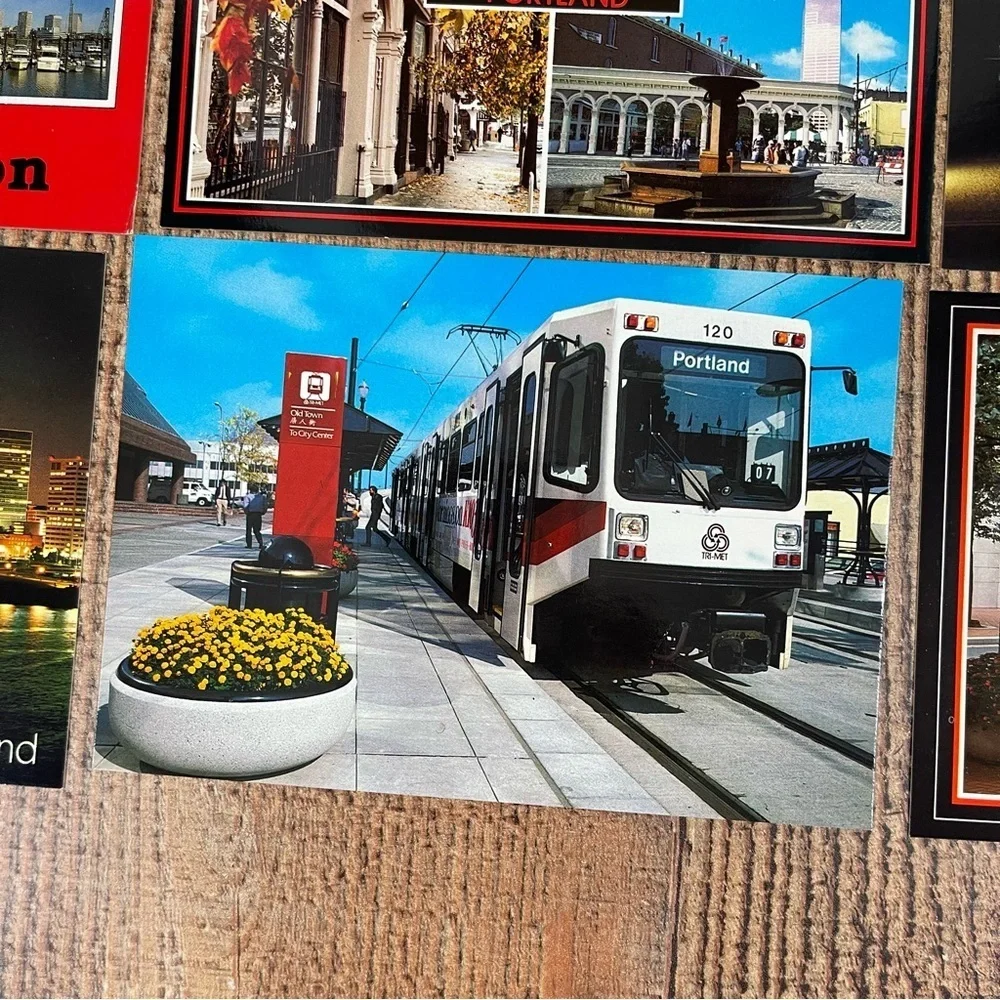 Vintage Oregon 80's Postcard Bundle Pack Downtown Architecture